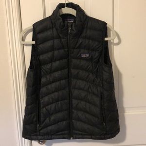 Black Patagonia puffer vest